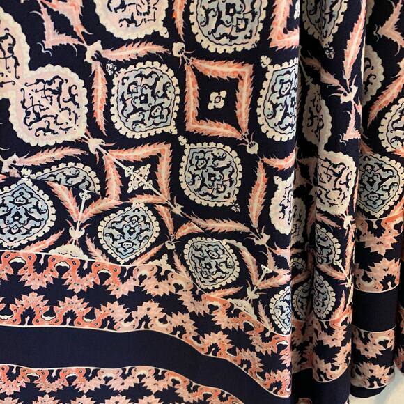 Ivanka Trump Navy Blue Ikat Sleeveless Mini Dress - Picture 5 of 10